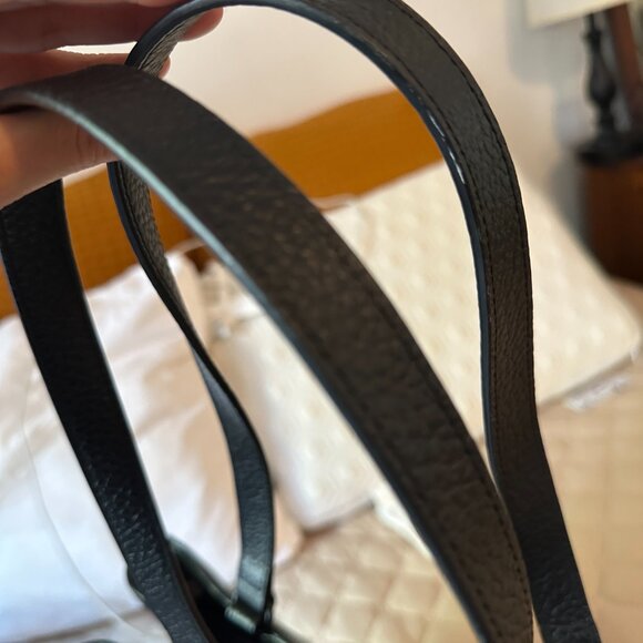 Dagne Dover Allyn Leather Tote Black Size Large - Great work tote! - Picture 9 of 13